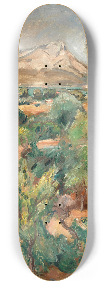 Emile Othon Friesz - The Mountain Coudon Seen from Cap Brun 8.25 inch art skate deck