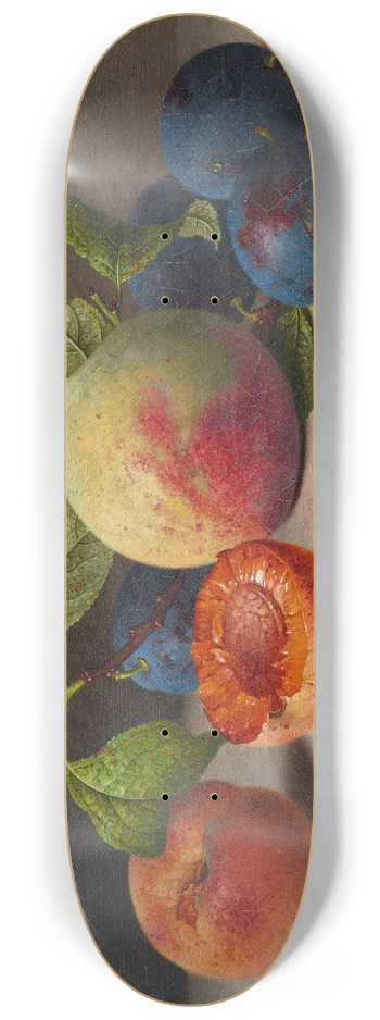 Emilie Preyer - Still-life with Fruit 8.25 inch art skate deck