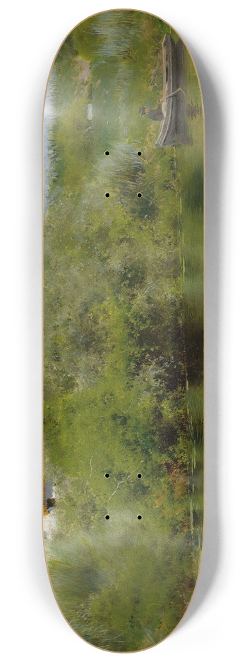 Emilio Snchez-Perrier - The River at Alcal 8.25 inch art skate deck