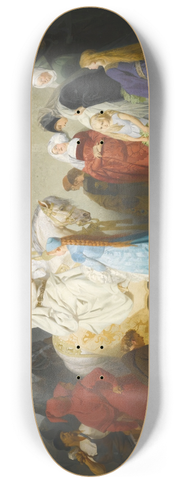 Emil Lauffer - Merlin Presenting The Future King Arthur 8.25 inch art skate deck