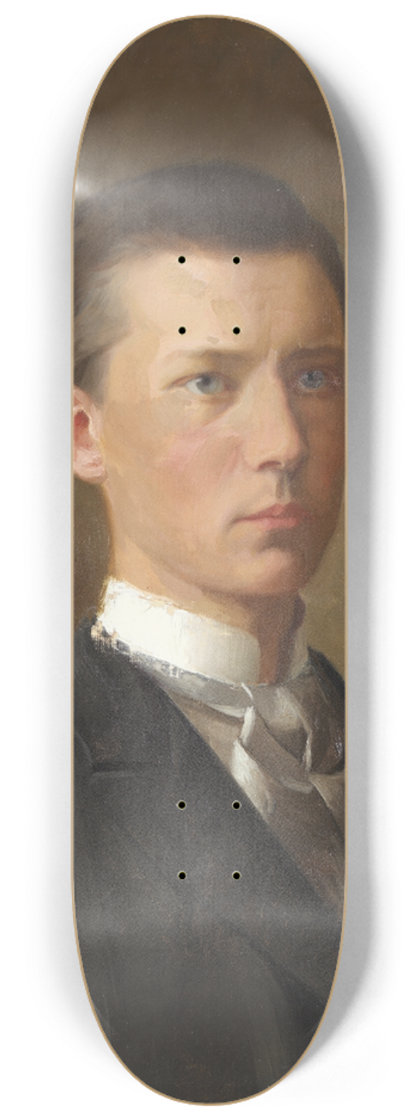 Emil sterman - Portrait of a young man 8.25 inch art skate deck