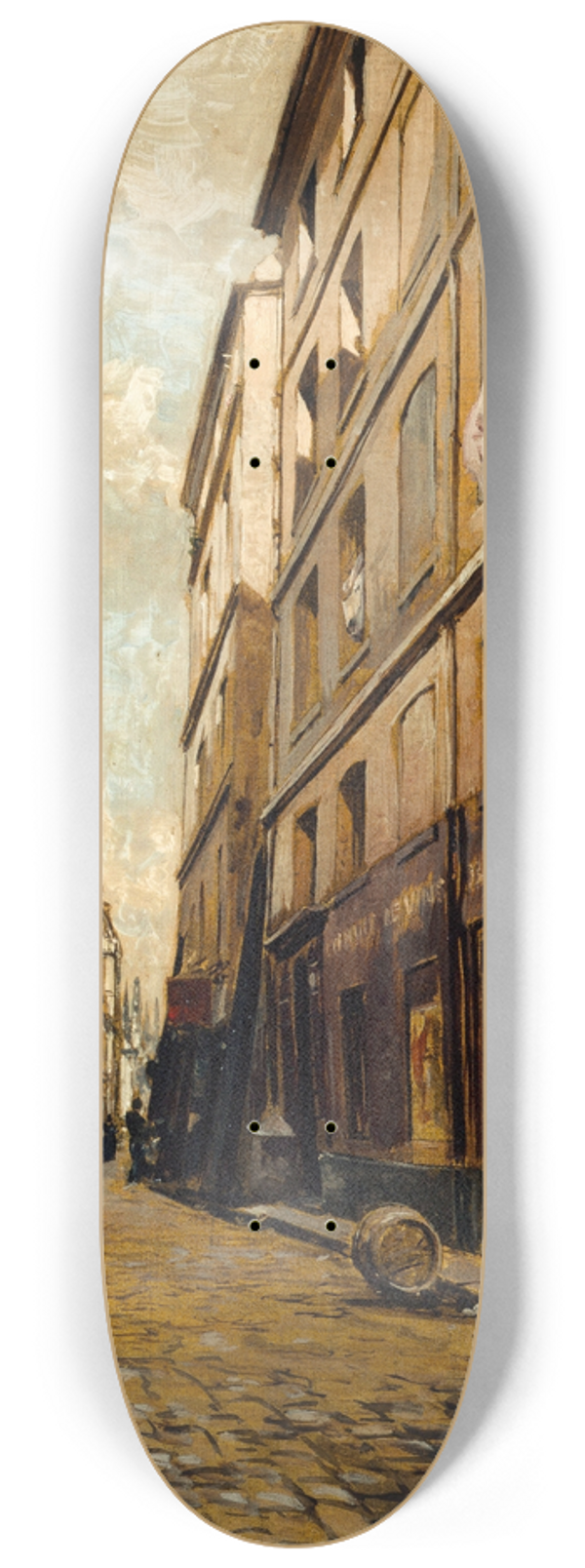 Emmanuel Lansyer - La Rue de lHtel-Colbert 8.25 inch art skate deck