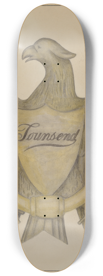 E.N. Dunne - Door Knocker 8.25 inch art skate deck