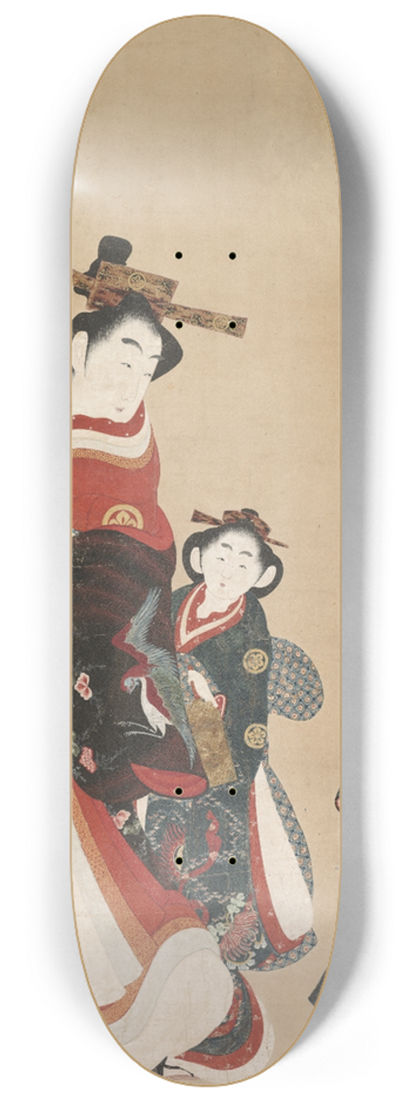 Engetsud - Courtesan and Attendants 8.25 inch art skate deck