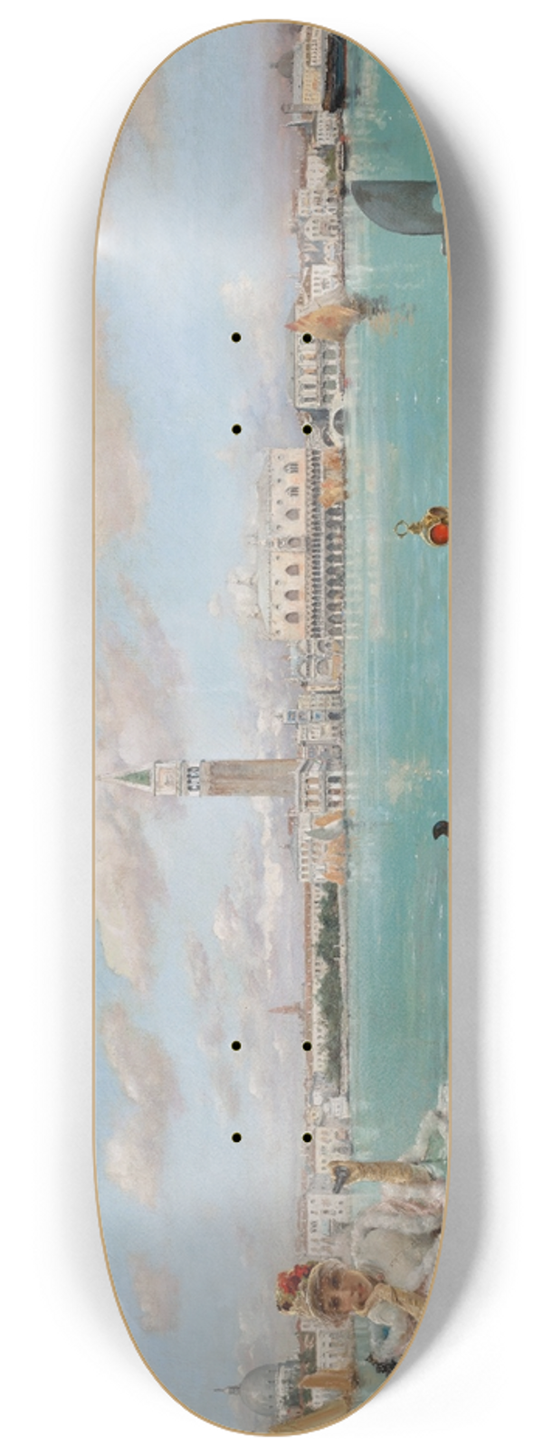 Enrique Serra Auqu - An observer on the Venetian Lagoon 8.25 inch art skate deck