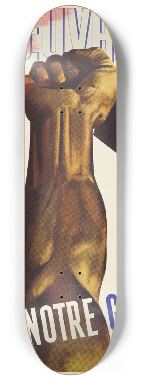 Eric Aldwinckle - A lOeuvre Cest Notre Guerre 8.25 inch art skate deck