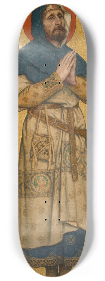 Albert Frans Lieven De Vriendt - Charles I, Count of Flanders 8.25 inch art skate deck