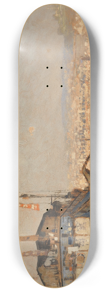 Erich Kips - Singapore Harbor 8.25 inch art skate deck