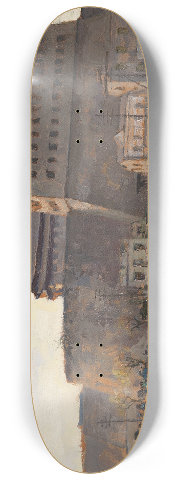 Erich Kips - The Deshengmen City Gate in Beijing 8.25 inch art skate deck