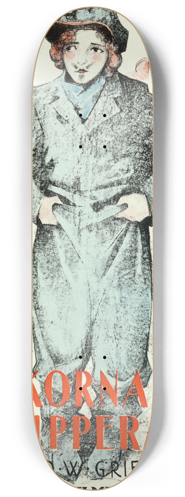 Eric Rohman - A Corner in Colleens 8.25 inch art skate deck