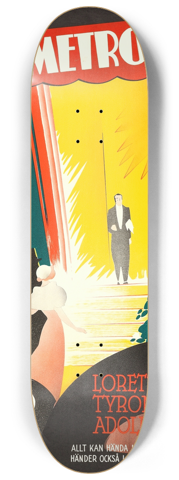 Eric Rohman - Cafe Metropole 8.25 inch art skate deck
