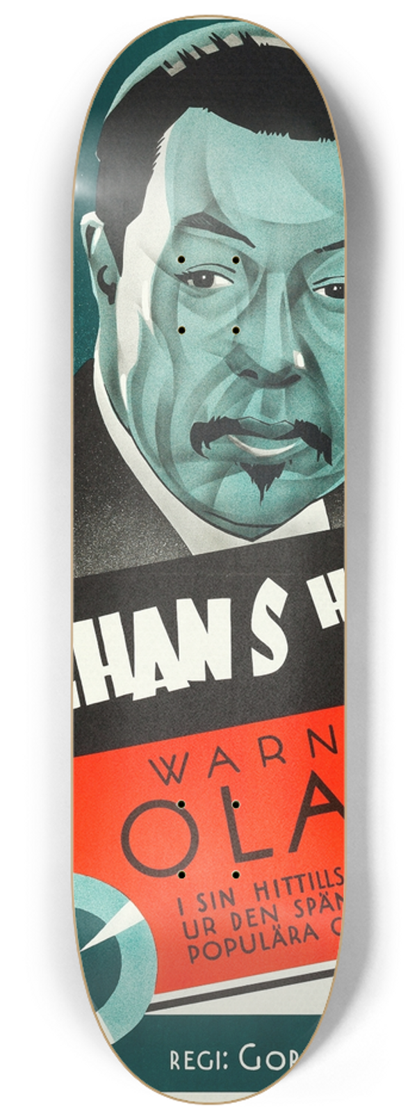Eric Rohman - Charlie Chans Secret 8.25 inch art skate deck