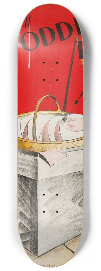 Eric Rohman - Give Me Life; The Tears of the Unborn 8.25 inch art skate deck