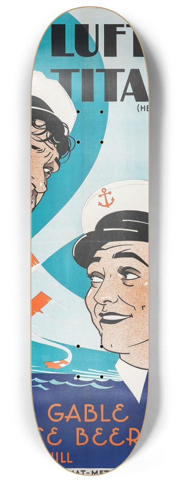 Eric Rohman - Hell Divers 8.25 inch art skate deck