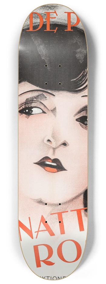 Eric Rohman - Midnight Rose 8.25 inch art skate deck