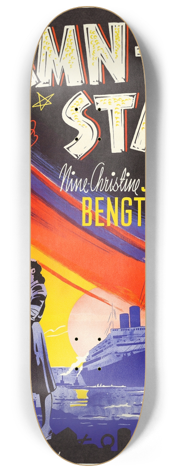 Eric Rohman - Port of Call 8.25 inch art skate deck
