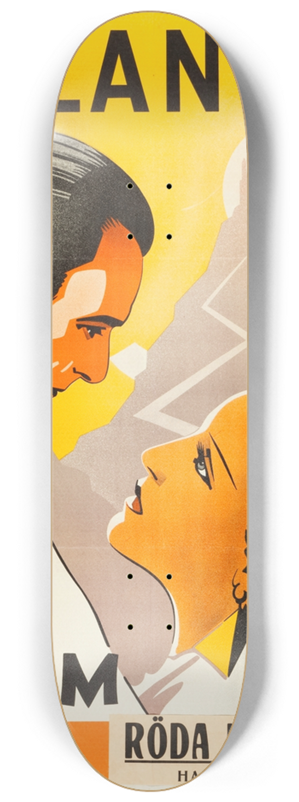 Eric Rohman - Queen of Atlantis 8.25 inch art skate deck