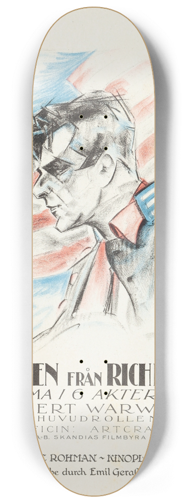 Eric Rohman - Secret Service 8.25 inch art skate deck