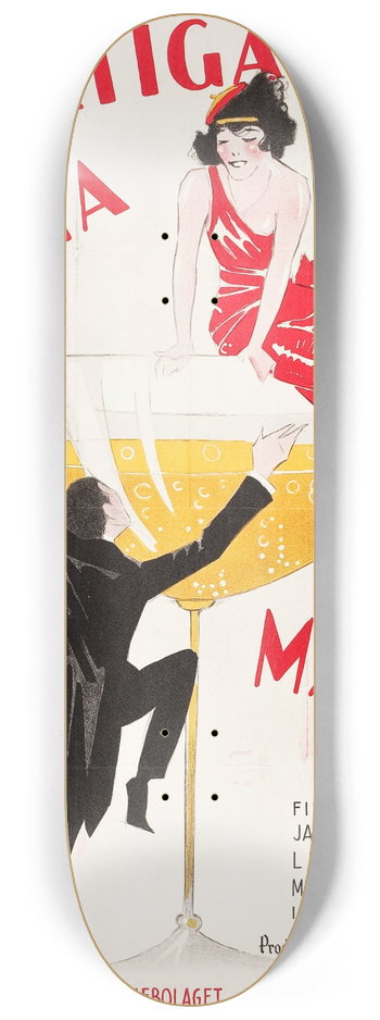 Eric Rohman - Wandering Husbands 8.25 inch art skate deck