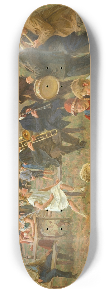 Erik Henningsen - Byens musikanter 8.25 inch art skate deck