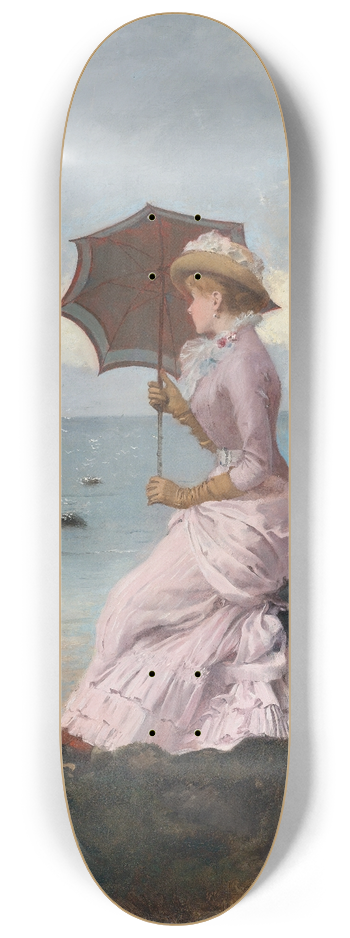 Ernest-Ange Duez - Sur La Falaise 8.25 inch art skate deck