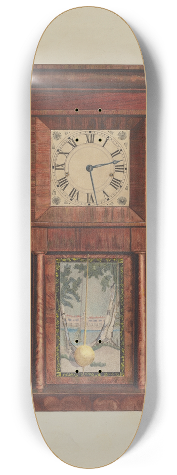 Ernest A. Towers, Jr. - Mantel Clock 8.25 inch art skate deck