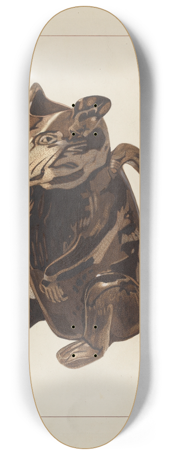 Ernest A. Towers, Jr. - Possum Pitcher 8.25 inch art skate deck