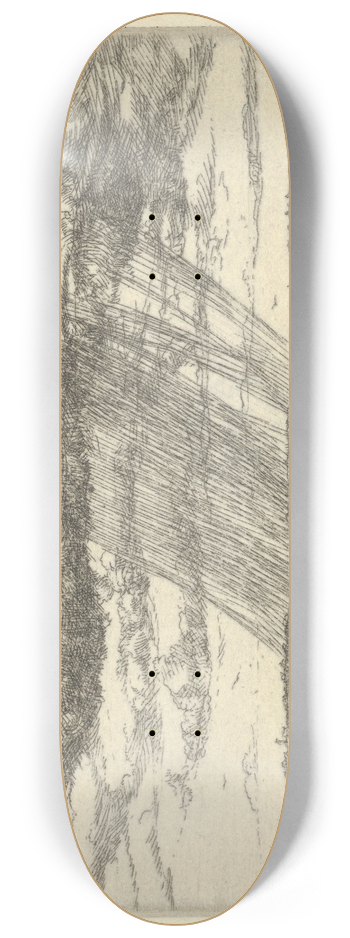 Ernest Haskell - Black Snake Ledge 8.25 inch art skate deck