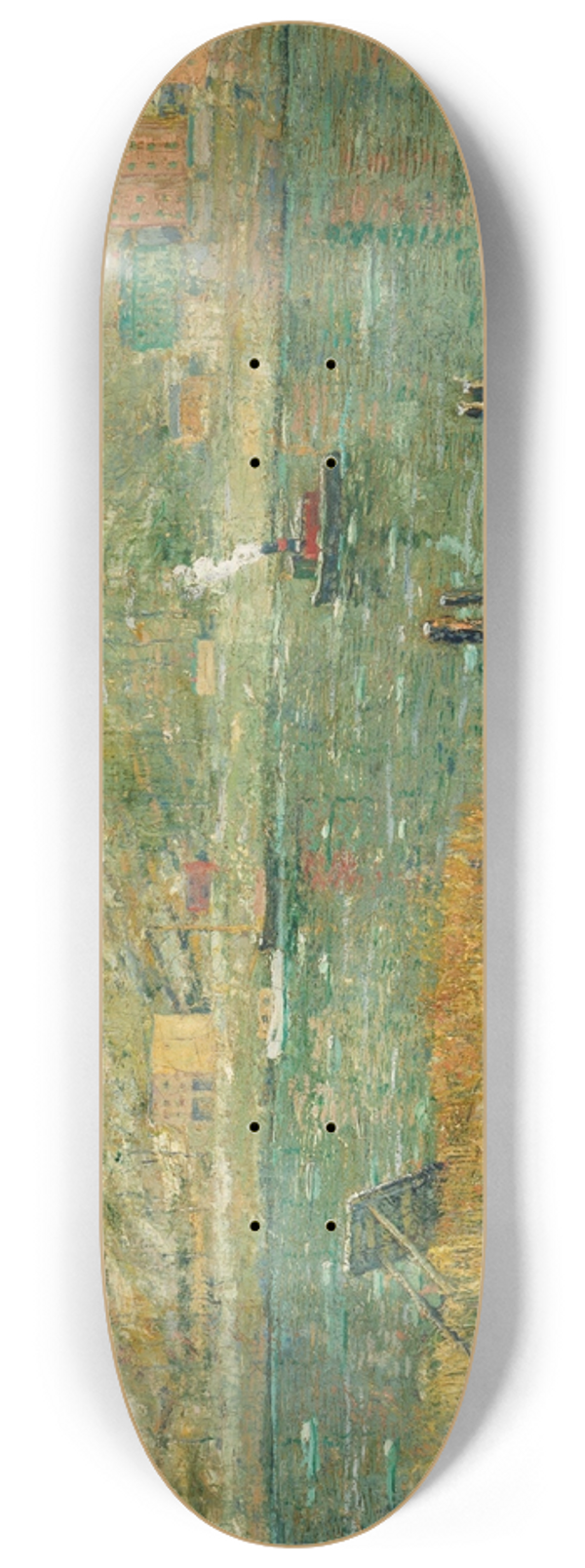 Ernest Lawson - Harlem River 8.25 inch art skate deck