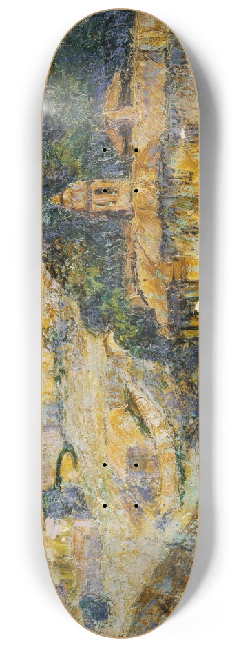 Ernest Lawson - Twilight in Spain 8.25 inch art skate deck