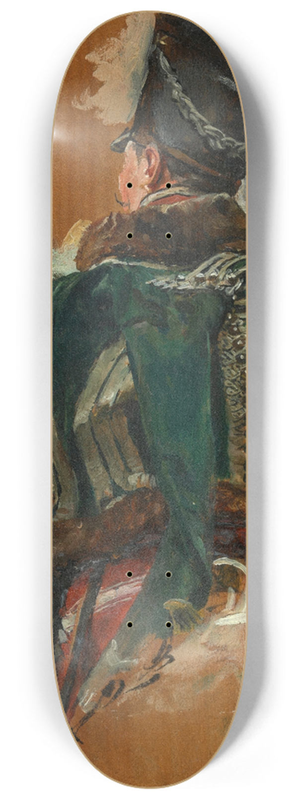 Ernest Meissonier - Cavalry Man 8.25 inch art skate deck