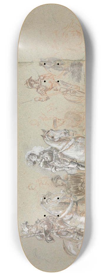 Ernest Meissonier - Joan of Arc 8.25 inch art skate deck