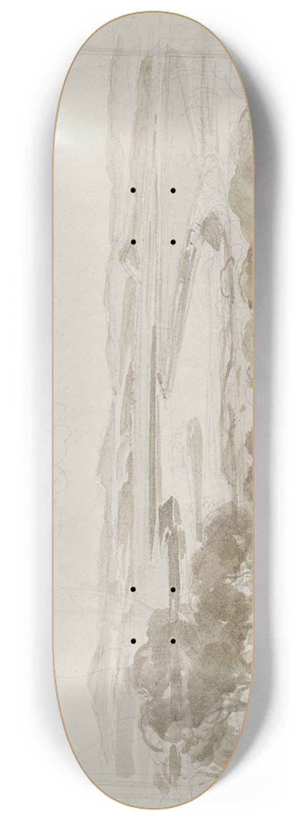 Ernst Fries - Flat landscape 8.25 inch art skate deck