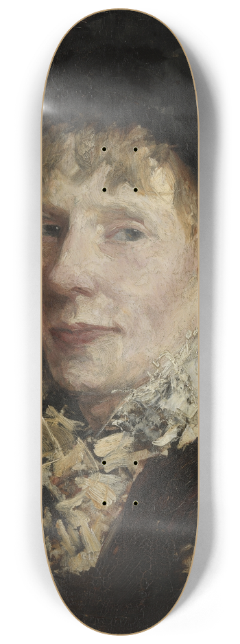 Ernst Josephson - Portrait of Anna Nordgren 8.25 inch art skate deck