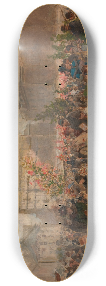 Ernst Juch - Christkindlmarkt am Hof 8.25 inch art skate deck