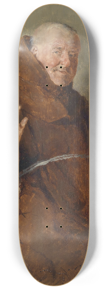 Ernst Karl Georg Zimmermann - Frhlicher Mnch 8.25 inch art skate deck
