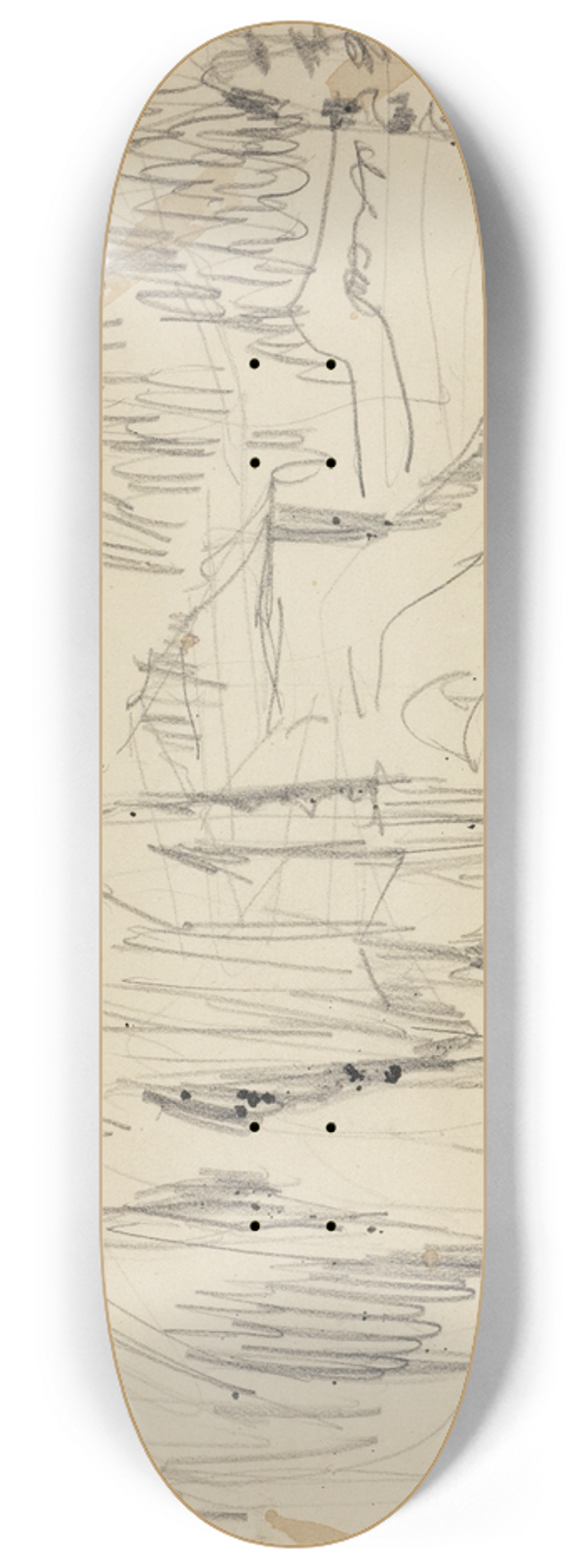 Ernst Ludwig Kirchner - Bauernpaar vor Berglandschaft 8.25 inch art skate deck