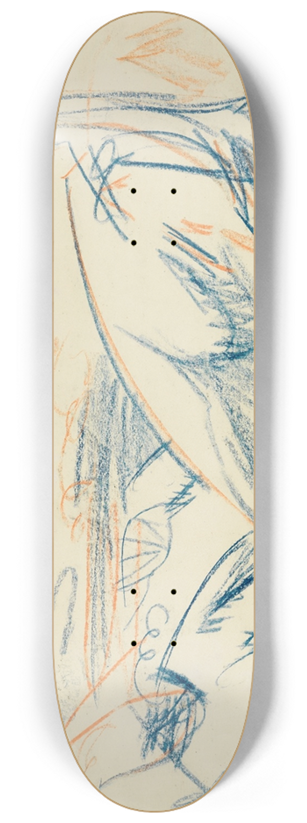 Ernst Ludwig Kirchner - Blaurote Gebirgslandschaft 8.25 inch art skate deck