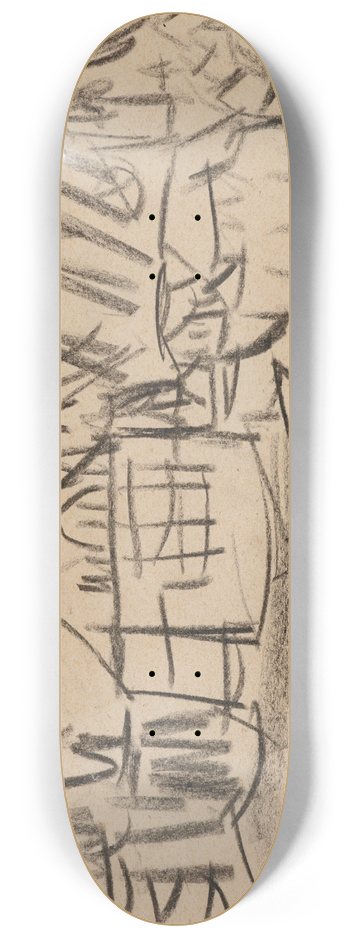Ernst Ludwig Kirchner - Blick auf Davos 8.25 inch art skate deck