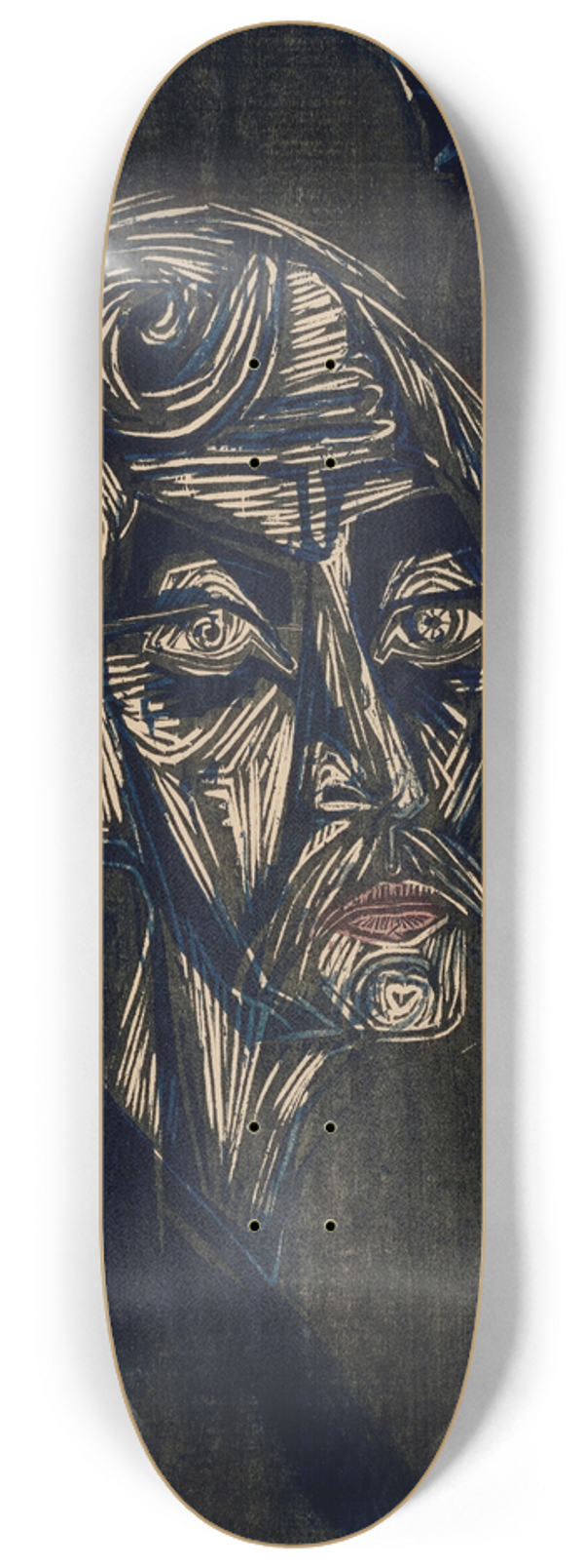 Ernst Ludwig Kirchner - Blonder Maler Stirner 8.25 inch art skate deck