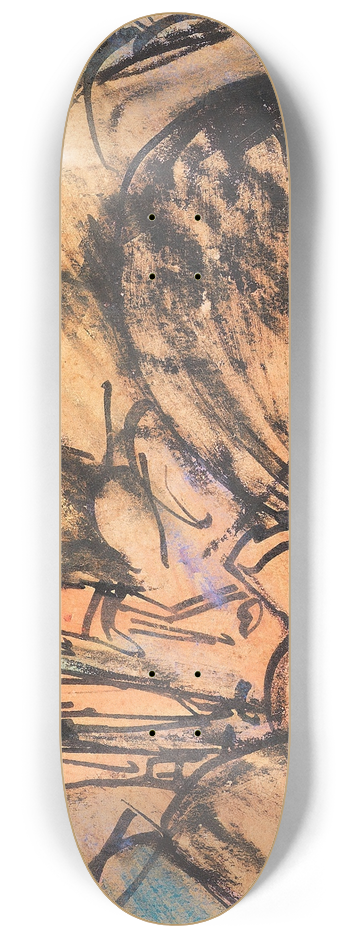 Ernst Ludwig Kirchner - Drei Figuren auf Fehmarn (Postkarte) 8.25 inch art skate deck