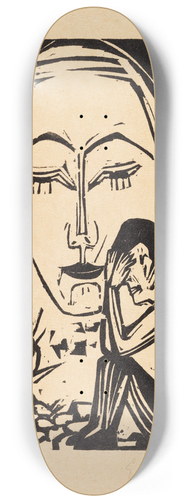 Ernst Ludwig Kirchner - Erinnerung 8.25 inch art skate deck