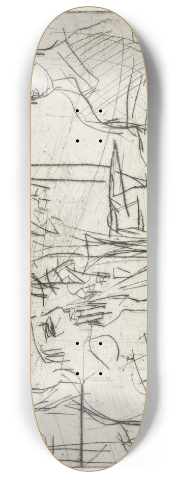 Ernst Ludwig Kirchner - Im Cafe 8.25 inch art skate deck