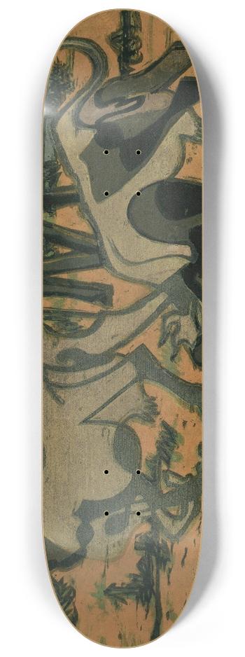 Ernst Ludwig Kirchner - Khe Im Frhling 8.25 inch art skate deck