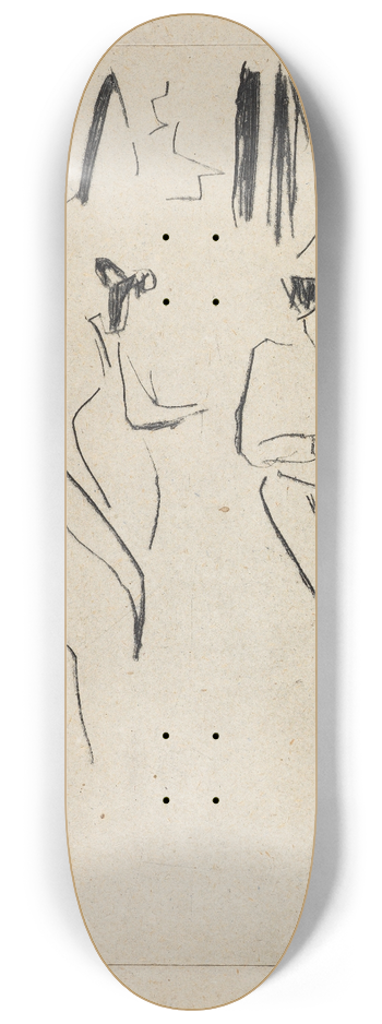 Ernst Ludwig Kirchner - Moritzburger Badende im Gestrpp 8.25 inch art skate deck