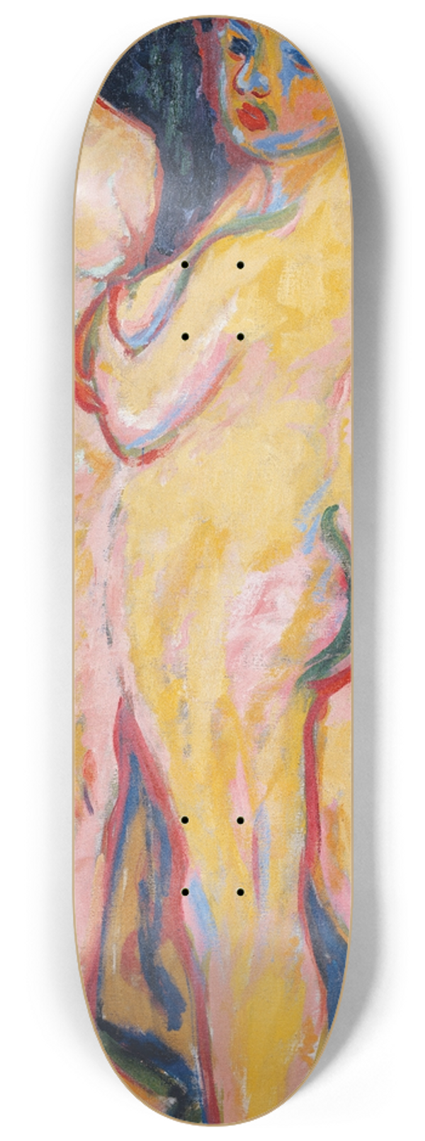 Ernst Ludwig Kirchner - Nudes Standing by Stove 8.25 inch art skate deck