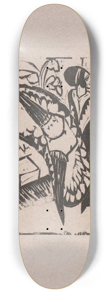 Ernst Ludwig Kirchner - Schleudertanz 8.25 inch art skate deck