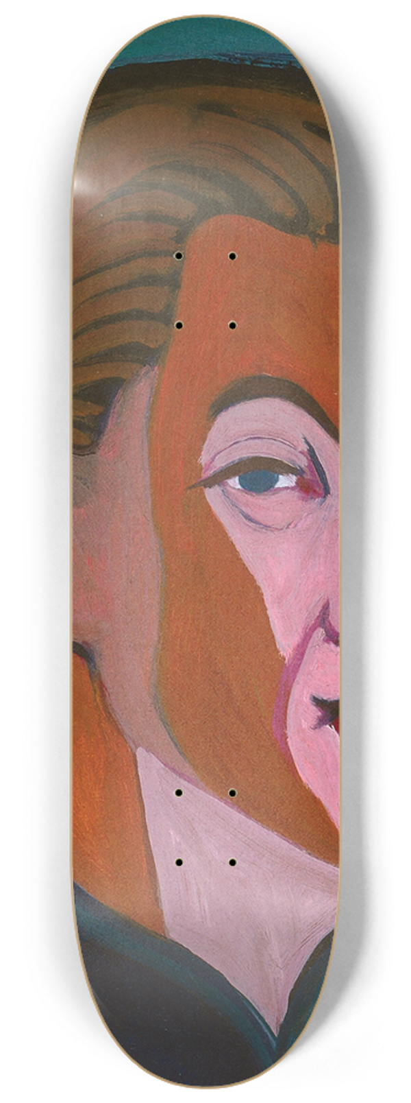 Ernst Ludwig Kirchner - Self Portrait 8.25 inch art skate deck