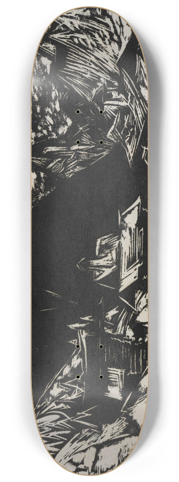 Ernst Ludwig Kirchner - Stafelalp mit Altein und Tinzenhorn 8.25 inch art skate deck