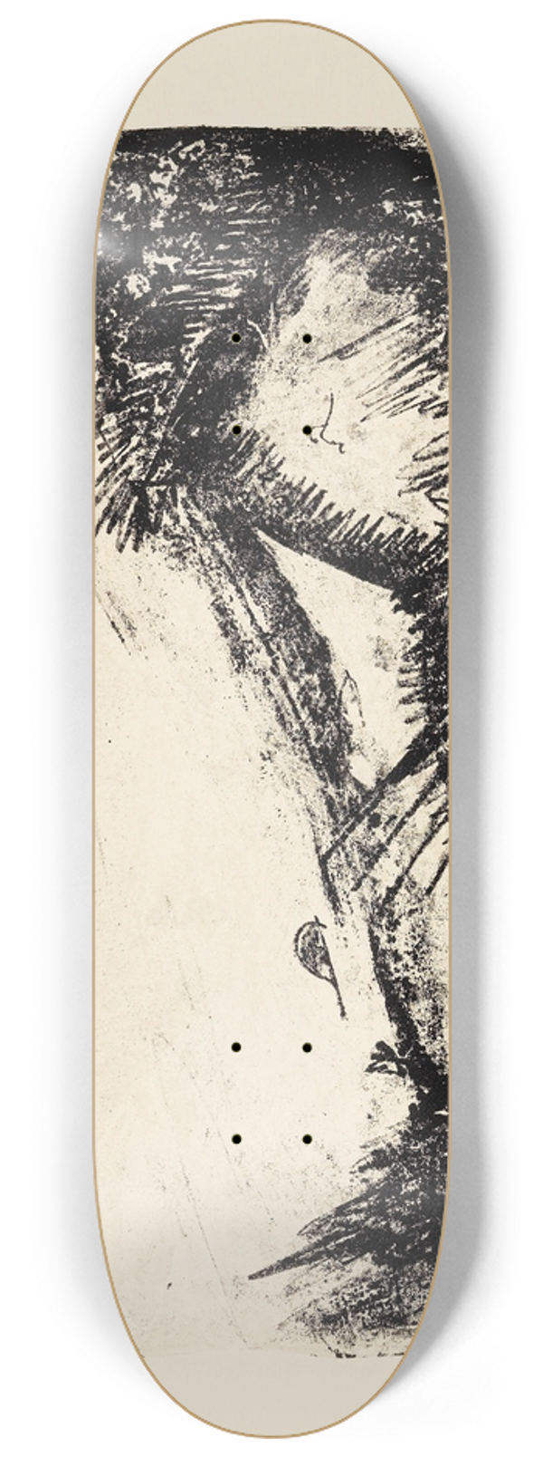 Ernst Ludwig Kirchner - Steilkste und Meer  Fehmarn 8.25 inch art skate deck